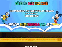 Tablet Screenshot of kids-mania.com